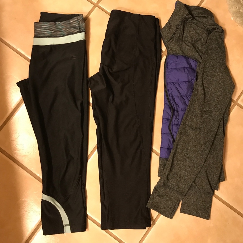 Workout bundle: 2 capris and one Jacket